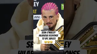 🤣 SEAN O’MALLEY HILARIOUSLY RESPONDS TO LOSING THE FIRST ROUND TO ALJAMAIN STERLING