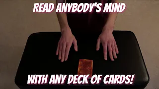 INSANE MIND READING CARD TRICK! | Easy Card Trick Performance/Tutorial