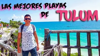 PLAYAS de TULUM QUINTANA ROO ✅ Playa PARAISO - Playa PESCADORES / Playa SANTA FE