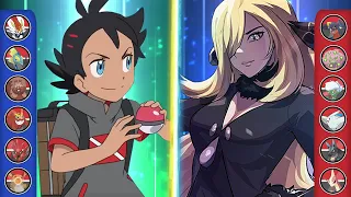Pokemon Battle Crossover: Goh Vs Cynthia (Anime Vs Game)