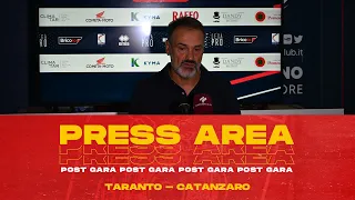 PRESS AREA | VIVARINI DOPO IL MATCH CON IL TARANTO🎙