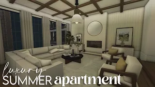 Bloxburg | Luxury Summer Apartment | House Build