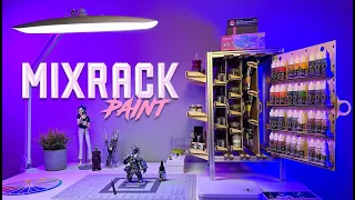 Introducing the Mixrack miniature paint rack and modular hobby workstation