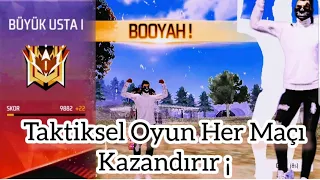 YÜKLEME İFADESİNİ ALDIM | BR - DERECELİ MODUNDA TAKTİK PAYLAŞTIM | BOOYAH BU KADAR KOLAY | FREE FİRE