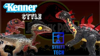 Syrett Tech Kenner Jurassic Park style Dinosaur Hatchlings Review!!!