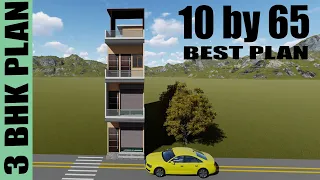 10 by 65 house design # 10 by 65 ka naksha # 10 by 65 house plan