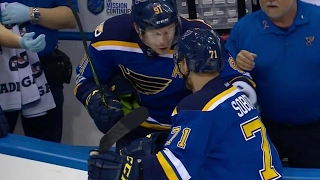 Sobotka snipes on Rinne to even Game 1 up at 3-3