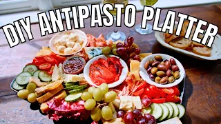 The BEST Appetizer Recipe (10-Minute Antipasto Platter - Easy Appetizer)