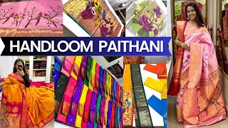 Handloom Paithani Saree In Mumbai | Saree Shopping | Silk Saree At Reasonable Prices