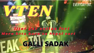 VTEN sings his song "GALLI SADAK" on BREAKBARS Final || BREAKSTATION || EVERYDAY ENTERTAINMENT