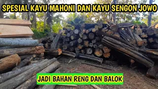 BAHAN RENG DAN BALOK SPESIAL DARI KAYU MAHONI DAN SENGON JOWO