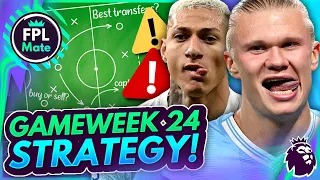 FPL GW24: DOUBLE & BLANK GAMEWEEKS PLANNING! 🚨 Haaland Essential? | FPL 2023/24 Gameweek 24