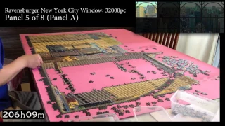 Ravensburger New York City Window - 32000 piece Full Timelapse