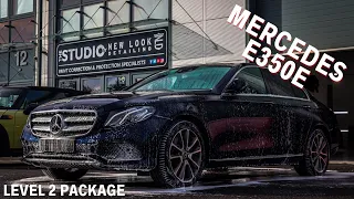 Mercedes E Class receives our level 2 Ceramic Coating package whilst at the studio!