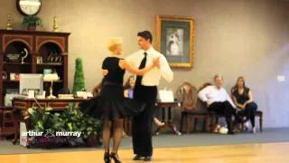 Arthur Murray South Jacksonville Fl dance instructors demonstrate the East Coast Swing