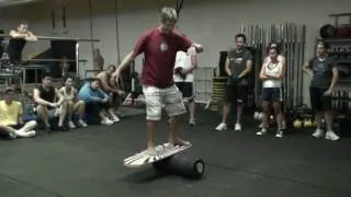 hunter joslin on indo board - Demonstration at Valley Crossfit