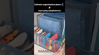 Colmeia organizadora calça jeans - Organizador de gavetas versátil