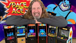 Space Ace mini-arcade joins the family. SO COOL!