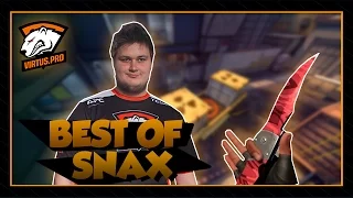 BEST OF SNAX (CRAZY CLUTCHES, KNIFE KILLS & MORE!!!) CSGO