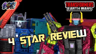 4 STAR FORTRESS MAXIMUS AND TRYPTICON review Transformers Earth Wars