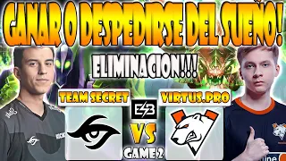 VIRTUS.PRO VS TEAM SECRET BO3[GAME 2]ELIMINACION-THIOLICOR VS FNG-PGL WALLACHIA SEASON 1- DOTA- ESB