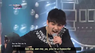 BTS - We Are Bulletproof Pt. 2 & No More Dream (2013.06.29) [Music Bank w/ Eng Lyrics]