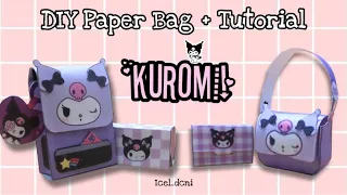 Paper DIY ~ Kuromi paper bags + Tutorial | Recreate