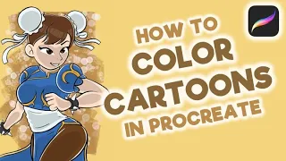 How to Color Cartoons in Procreate | Cadillac Cartoonz