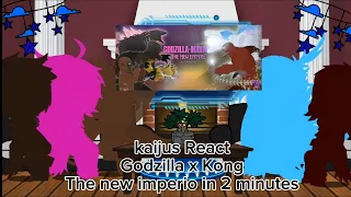 /Kaijus React Godzilla x Kong the new Empire in 2 minutes/ (SlicK)