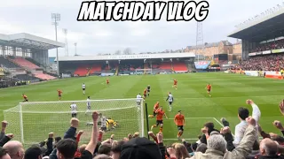 United win the league ( PITCH INVASION ) Dundee United VS Ayr United Matchday Vlog