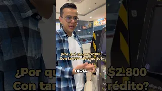 “¿Por qué pagué 2.800 pesos colombianos con mi tarjeta de crédito, y a cuántas cuotas?