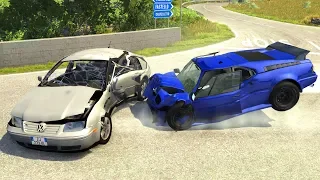 Crash Testing Real Car Mods #4 - BeamNG Drive Realistic Physics