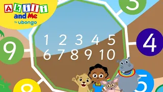 Count to 10 with Me! | Numbers & Shapes with Akili and Me | African Educational Cartoons