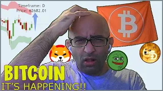 IT'S HAPPENING NOW BIG MOVE UP!! BITCOIN