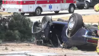 1967 Chevy Camaro SS Destroyed in Rollover Crash with Boulder and Tree in Elk Grove Village