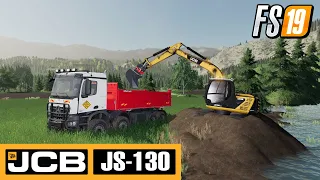 FS19 NEW JCB JS-130 CONSTRUCTION ROLEPLAY WALCHEN TP MAP DAY#9 FARMING SIMULATOR 19 PUBLIC WORKS