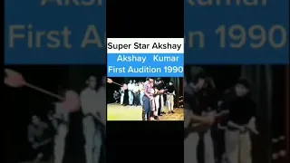 Akshay kumar ❤ First Audition 1990  unseen video Must see 🥰