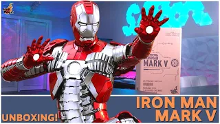 HOT TOYS -  IRON MAN - MARK V | Unboxing, Posing & Review!