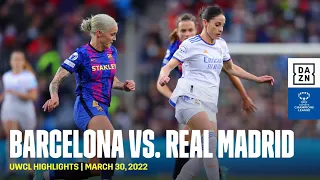 HIGHLIGHTS | Barcelona vs. Real Madrid -- UEFA Women's Champions League 2021-2022 (Español)