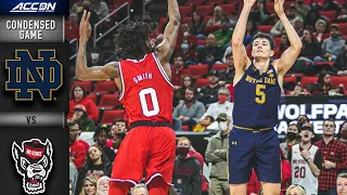 Notre Dame vs. NC State Condensed Game | 2021-22 ACC Men’s Basketball