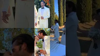 Serkan Çayoğlu & Özge Gürel, bugün İtalya'da düğün yapıyor.