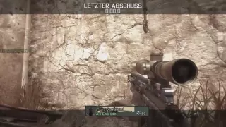 Insane Sniper Drop Back Headshot Killcam On MW3!