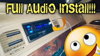 Full Audio Install 07 Mercury Grand Marquis| Cd Player & Subwoofers!!! Pt.1