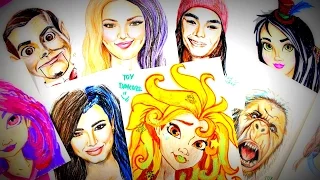 DRAWINGS COLLECTION: DESCENDANTS, WICKED WORLD, Disney Star Darlings, Goosebumps