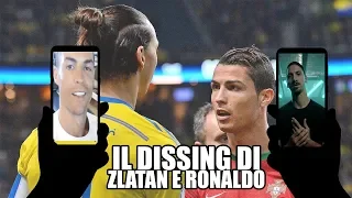 IL DISSING TRA ZLATAN IBRAHIMOVIC E CRISTIANO RONALDO