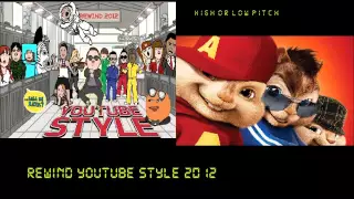 Rewind YouTube Style 2012. CHIPMUNKS version