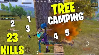 🥶Two Squad Camping Behind Same Tree In BGMI - 23 Kills - FarOFF BGMI