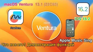 macOS Ventura 13.1 iOS 16.2 Релиз! МОЖНО СТАВИТЬ! ЧТО НОВОГО?