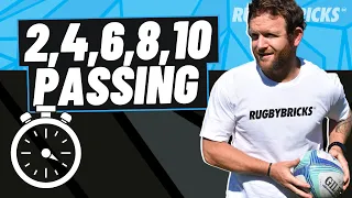 How To Get More Passing Distance | @rugbybricks How To Pass A Rugby Ball | Peter Breen