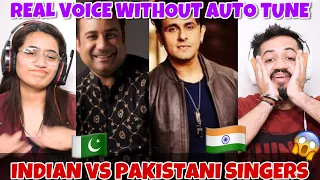 Indian Singers vs Pakistani Singers Real Voice Without Autotune Battle Of Voices || MUZIX Reaction